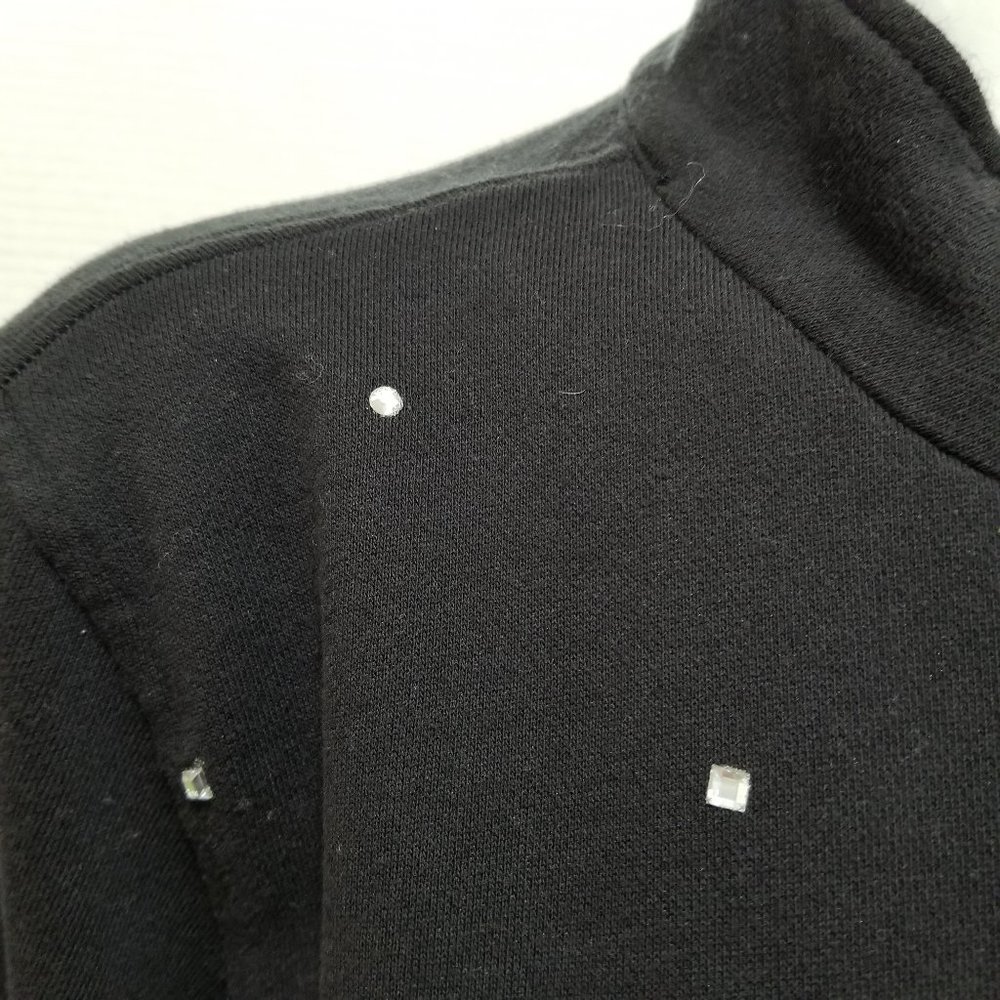 Quacker Factory Jacket Large Bedazzled Bling Rhin… - image 5